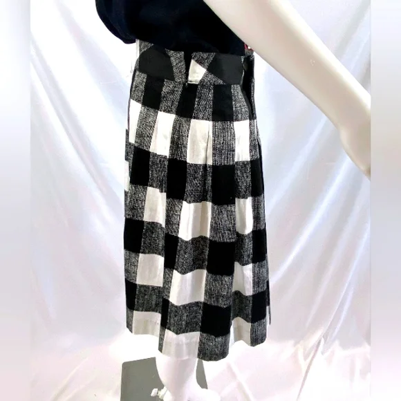 Talbots Pleated Plaid Skirt - Picture 5 of 6